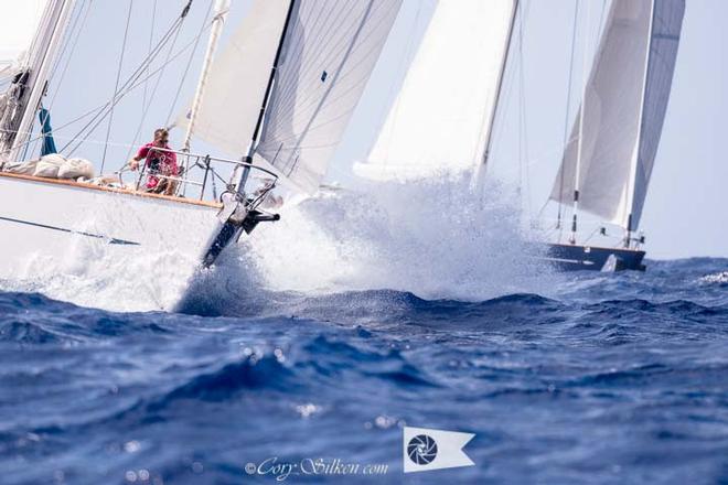 First day of racing - Superyacht Challenge Antigua ©  Cory Silken